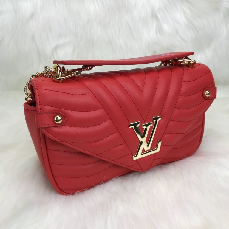 louis vuitton canta New Wave ithal kirmizi 25x15