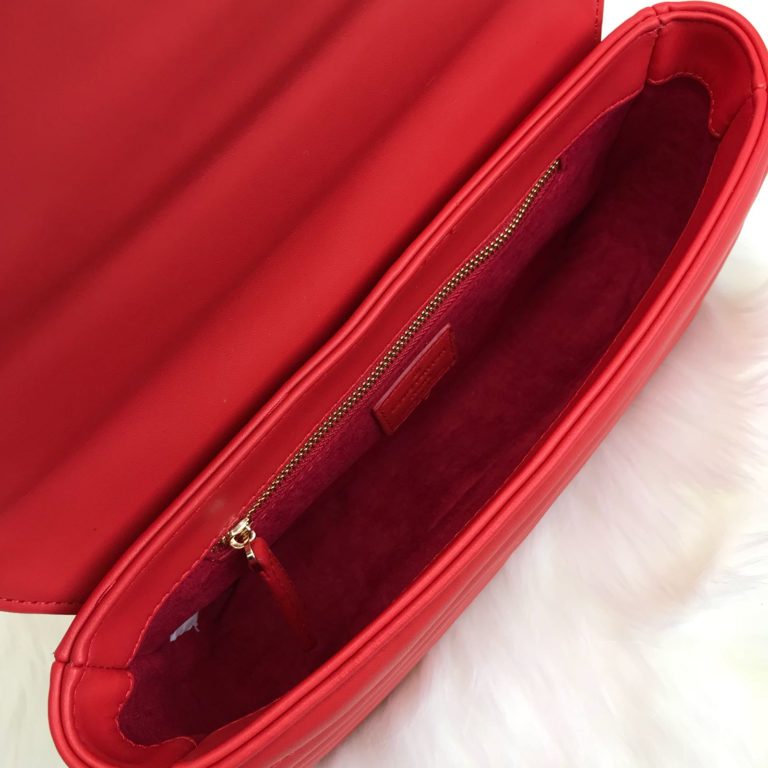 louis vuitton canta New Wave ithal kirmizi 25x15