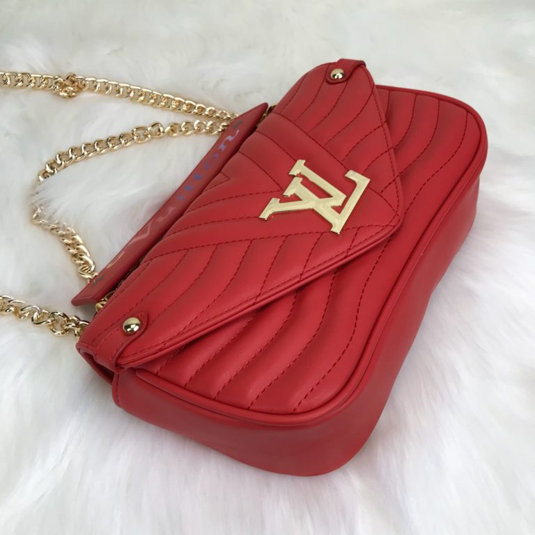louis vuitton canta New Wave ithal kirmizi 25x15