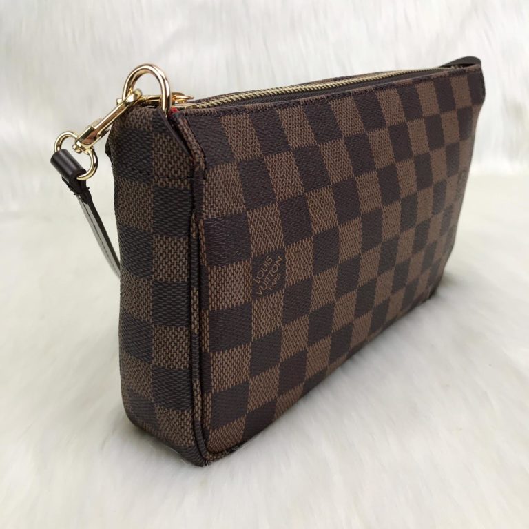 louis vuitton canta Pochette accessories kahve 22x14