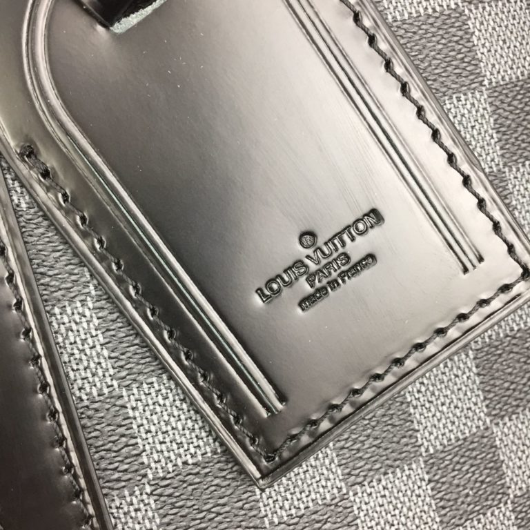 louis vuitton canta Porte V laptop cantasi siyah gri 41x31x7