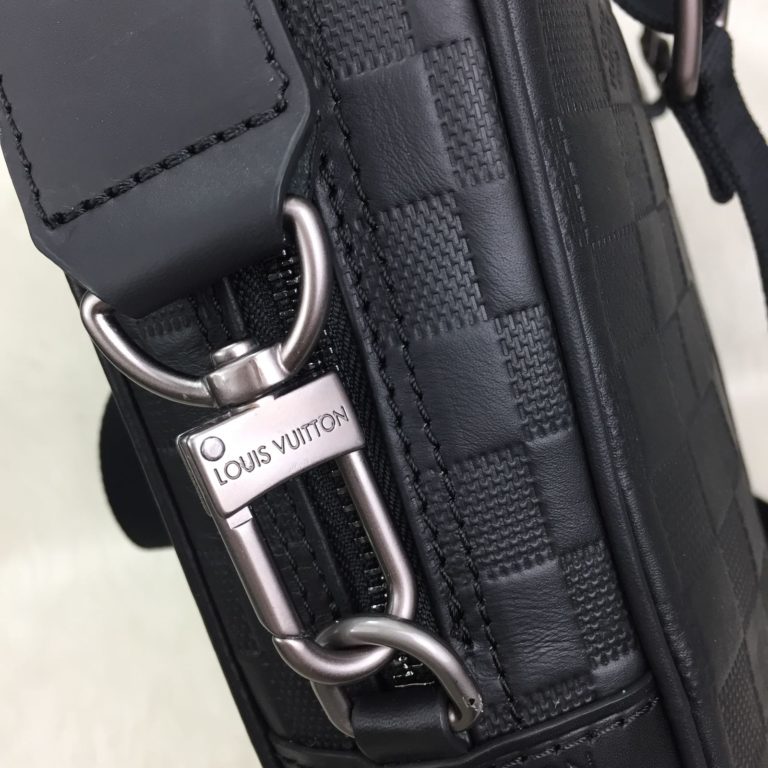 louis vuitton canta Porte V laptop cantasi siyah infini 41x31x7