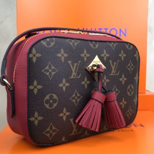 louis vuitton canta Saintonge kirmizi 22x15