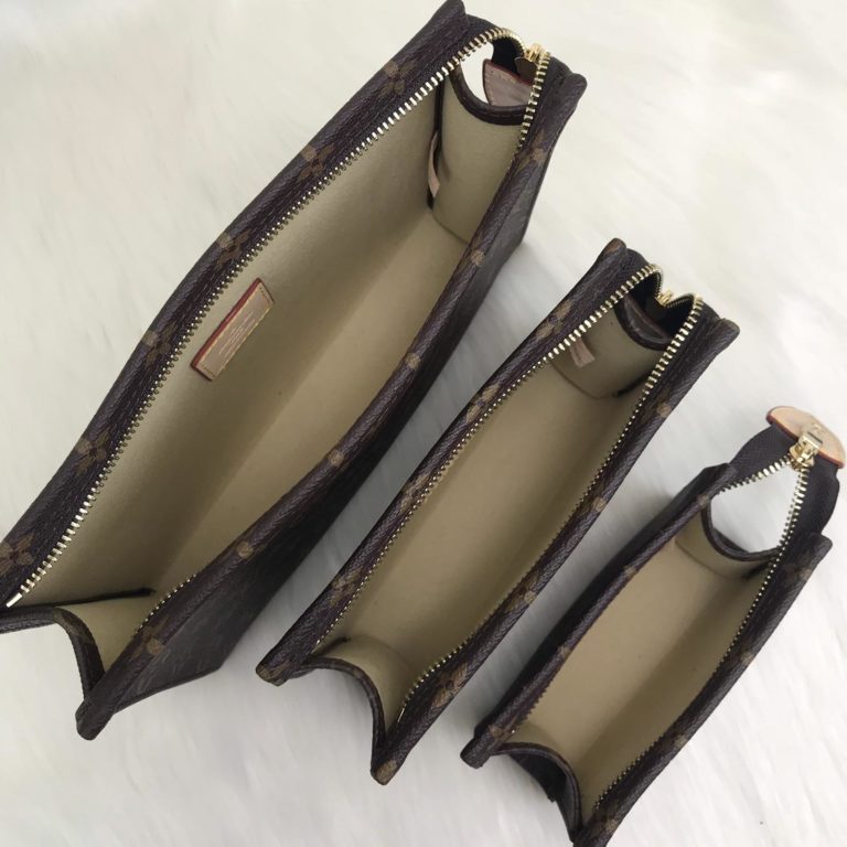 louis vuitton canta Toilertry pouch clutch 3lu set 26x20 19x15 15x10