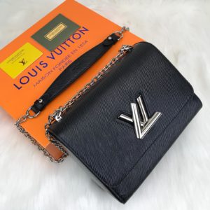 louis vuitton canta Twist MM siyah 23x18x8