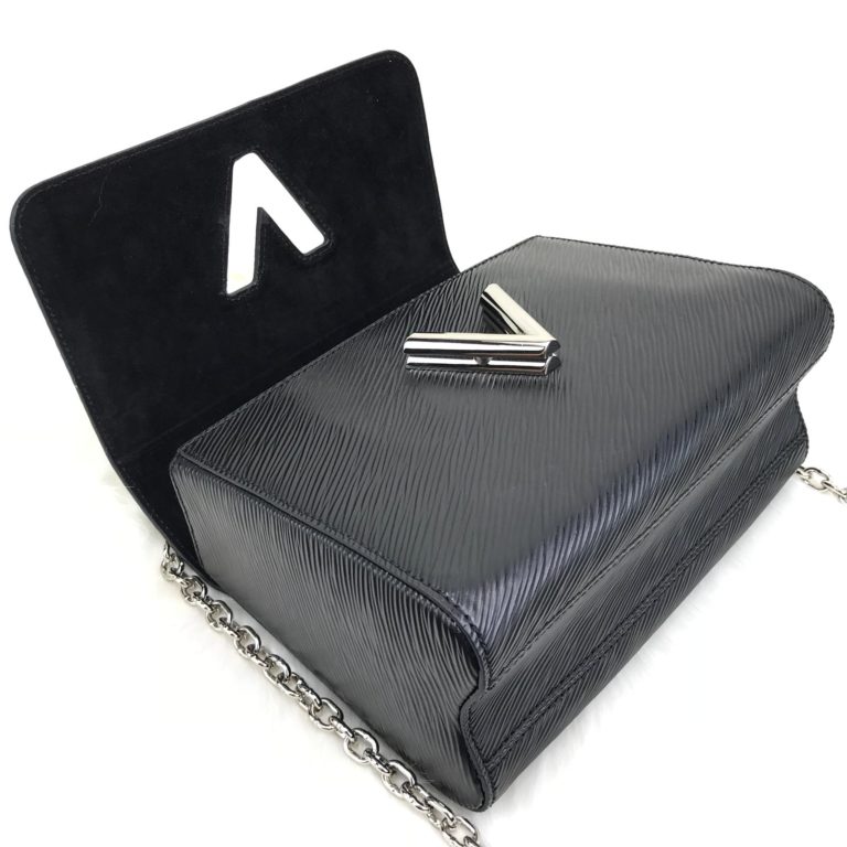louis vuitton canta Twist MM siyah 23x18x8