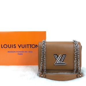 louis vuitton canta Twist MM taba 23x18x8