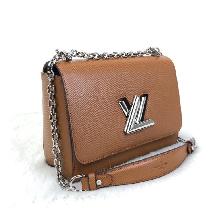 louis vuitton canta Twist MM taba 23x18x8
