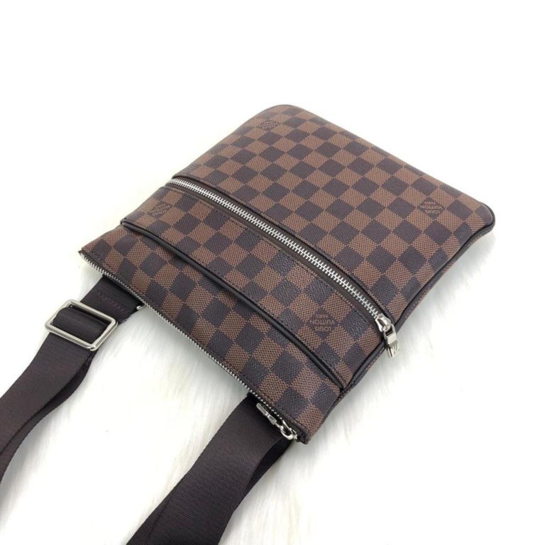 louis vuitton canta Valmy Postaci kahve damier unisex 25x25