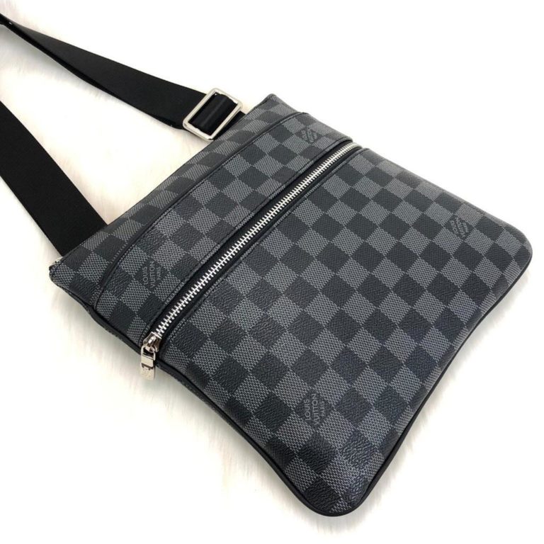 louis vuitton canta Valmy Postaci siyah damier unisex 25x25
