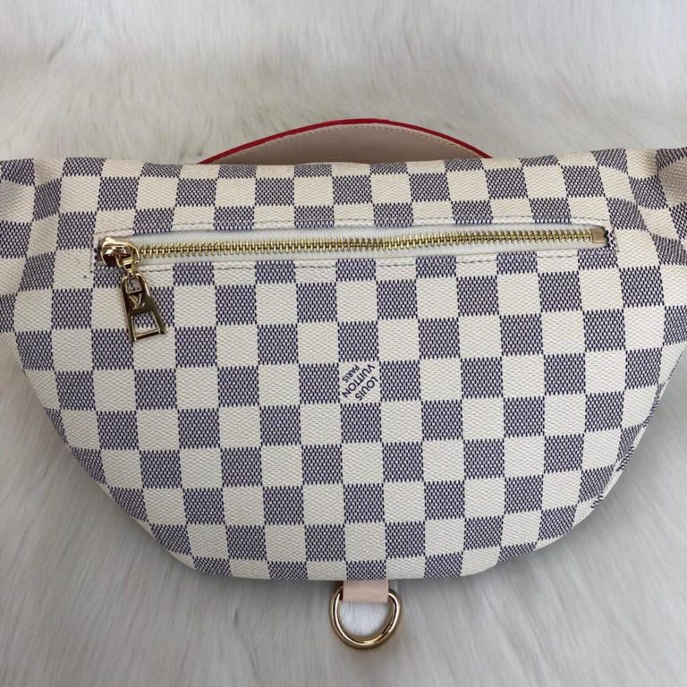 louis vuitton canta bel cantasi bumbag beyaz 37x14