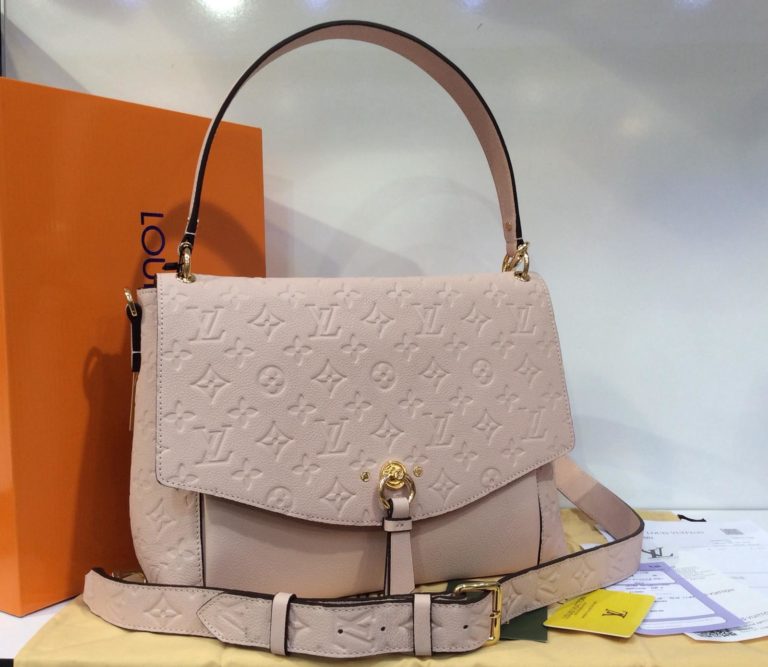 louis vuitton canta blanche mm pudra pembe 32x25
