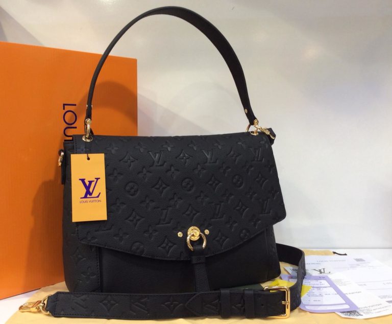louis vuitton canta blanche mm siyah 32x25