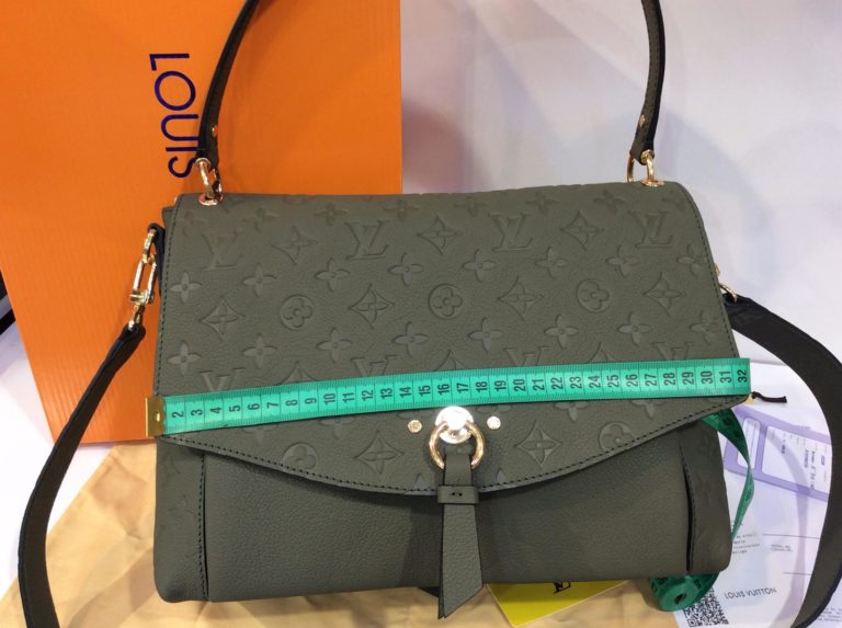 louis vuitton canta blanche mm yesil 32x25