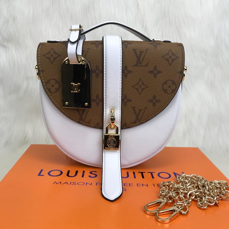 louis vuitton canta chantilly lock beyaz 21x18