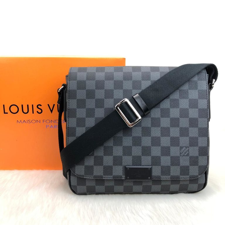 louis vuitton canta district PM capraz aski damier 25x25