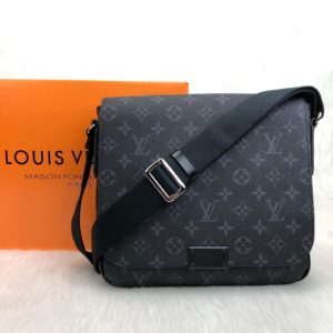 louis vuitton canta district PM capraz aski monogram siyah 25x25