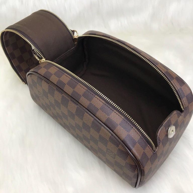 louis vuitton canta erkek el cantasi Toiletry Pouch kahve 28x16