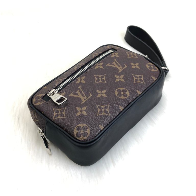 louis vuitton canta erkek kasai kahve clutch el cantasi 19x12