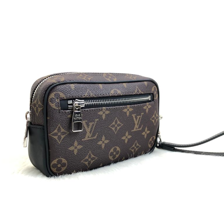 louis vuitton canta erkek kasai kahve clutch el cantasi 19x12
