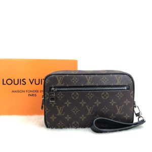 louis vuitton canta erkek kasai kahve clutch el cantasi 25x16x6