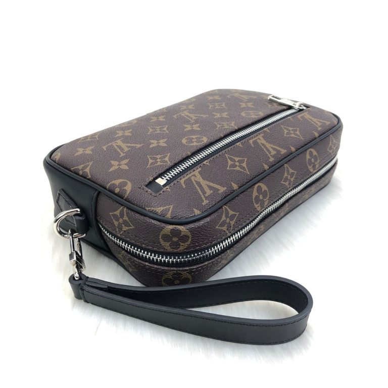 louis vuitton canta erkek kasai kahve clutch el cantasi 25x16x6