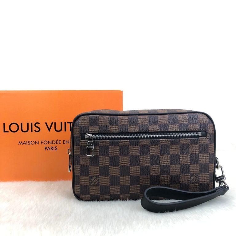louis vuitton canta erkek kasai kahve damien clutch el cantasi 25x16x6