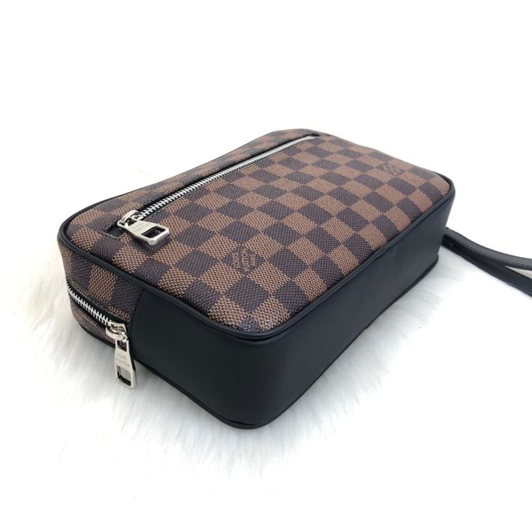 louis vuitton canta erkek kasai kahve damien clutch el cantasi 25x16x6