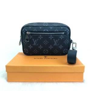 louis vuitton canta erkek kasai siyah clutch el cantasi 19x12