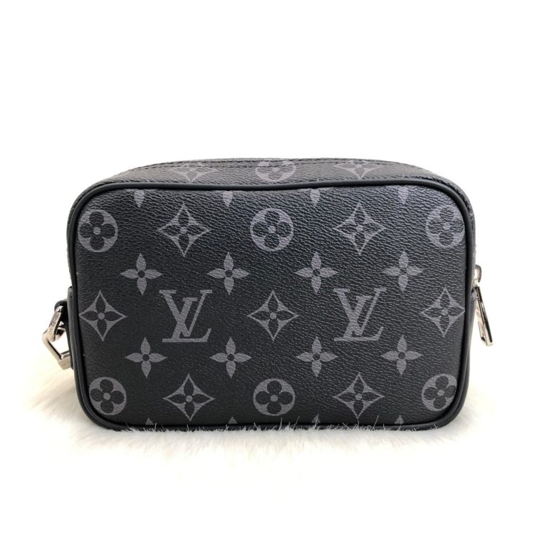 louis vuitton canta erkek kasai siyah clutch el cantasi 19x12