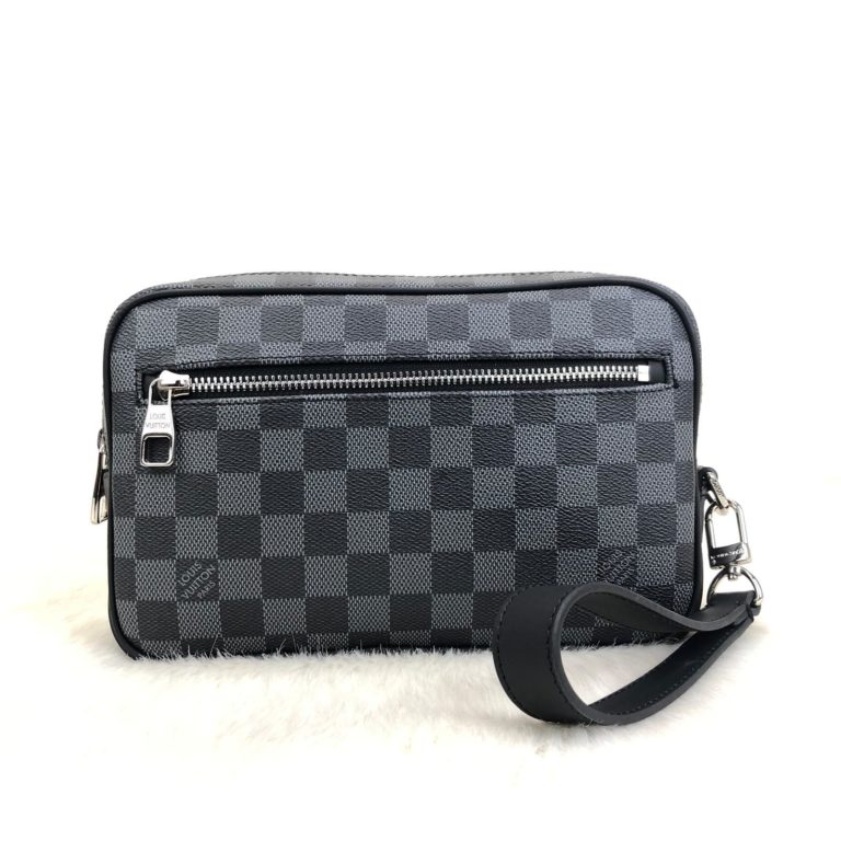 louis vuitton canta erkek kasai siyah damien clutch el cantasi 25x16x6