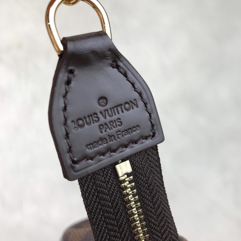 louis vuitton canta eva clutch damier kahve 25x14