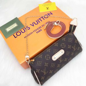 louis vuitton canta eva clutch monogram desen 25x14