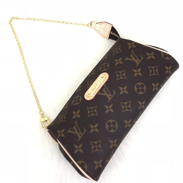 louis vuitton canta eva clutch monogram desen 25x14