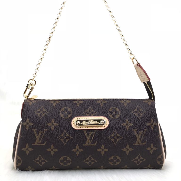 louis vuitton canta eva clutch monogram desen 25x14