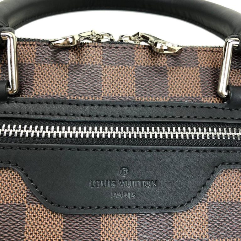 louis vuitton canta evrak laptop cantasi kahve damier unisex 40x30x8