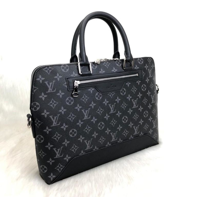 louis vuitton canta evrak laptop cantasi monogram siyah unisex 40x30x8