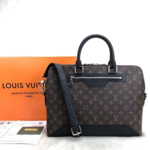 louis vuitton canta evrak laptop cantasi monogram unisex 40x30x8