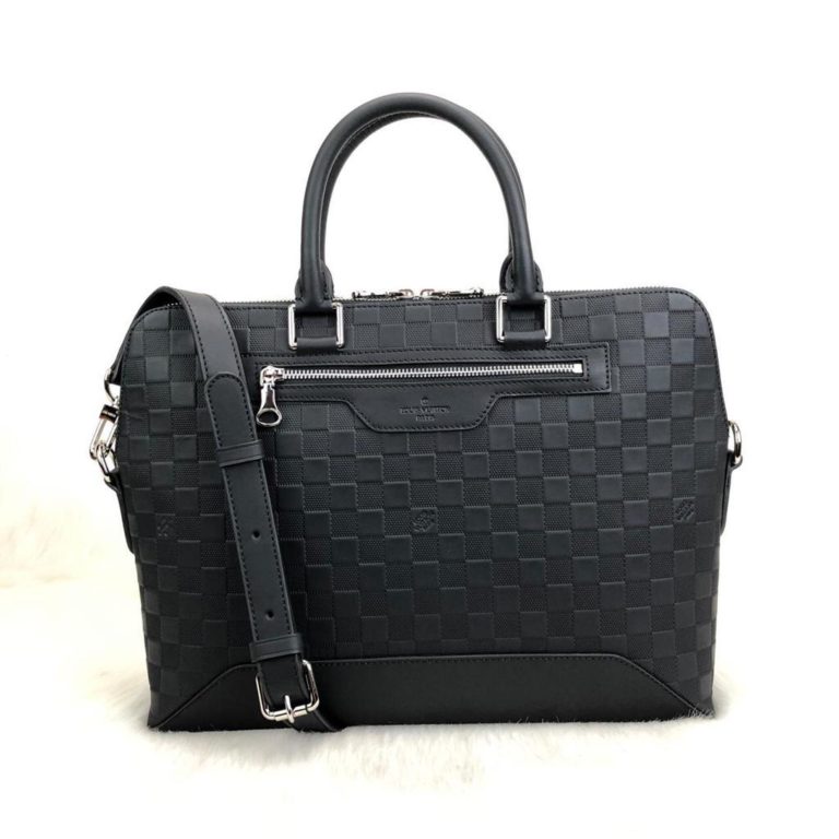 louis vuitton canta evrak laptop cantasi siyah unisex  40x30x8