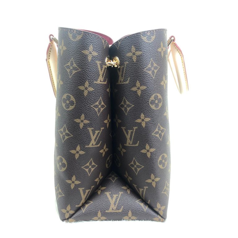 louis vuitton canta flower tote kilitli capraz askili 34x24