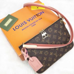 louis vuitton canta lorette postaci pudra pembe 27x19