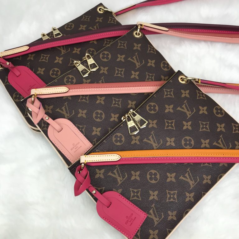 louis vuitton canta lorette postaci pudra pembe 27x19