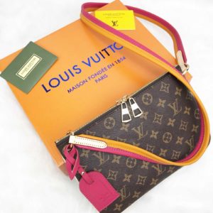 louis vuitton canta lorette postaci turuncu 27x19