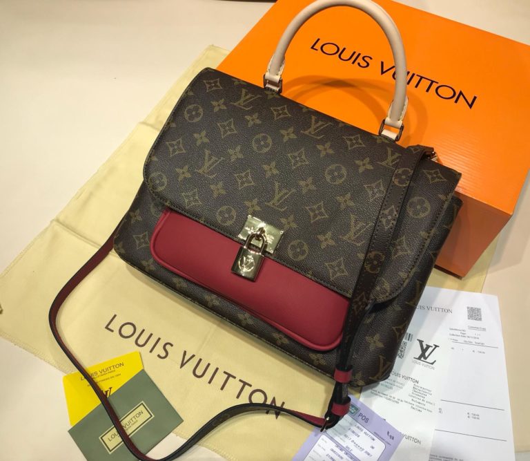 louis vuitton canta marignan kirmizi 32x25