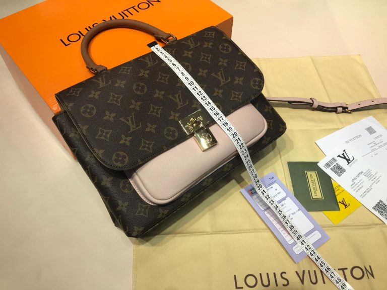 louis vuitton canta marignan pudra pembe 32x25