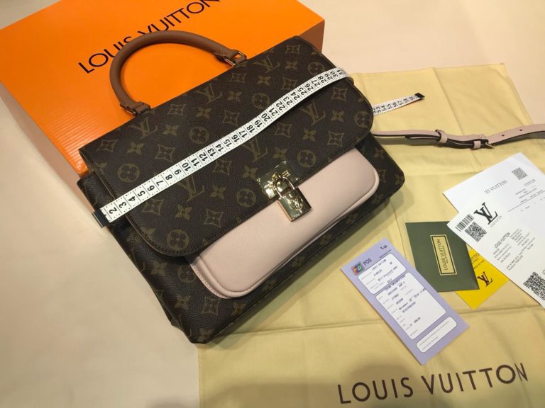 louis vuitton canta marignan pudra pembe 32x25