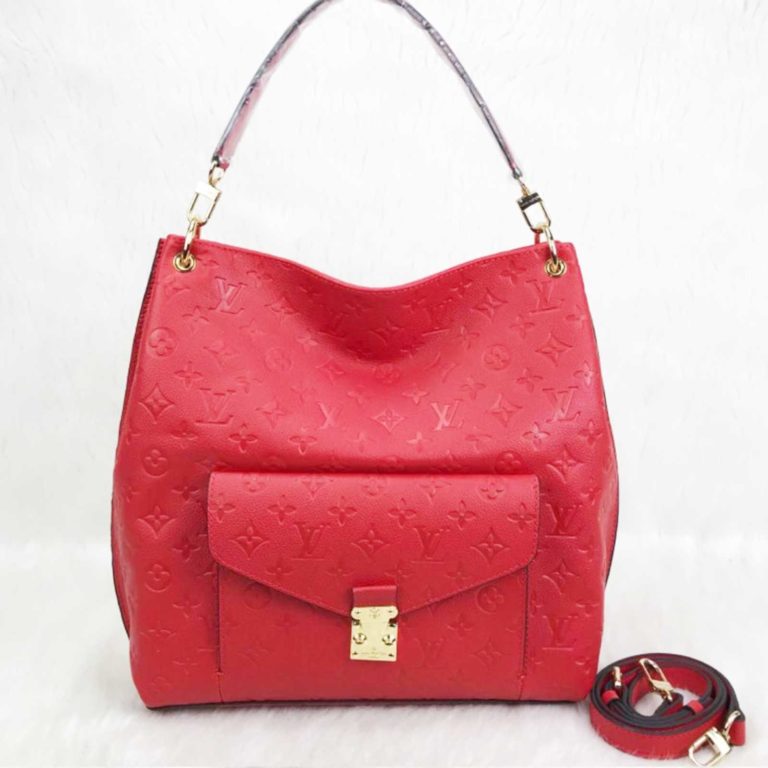 louis vuitton canta metis GM Empreinte kirmizi 35x32