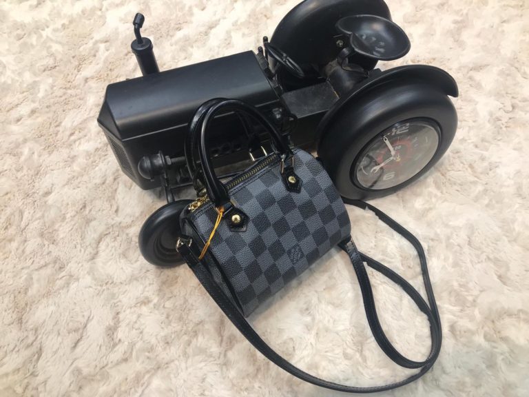 louis vuitton canta nano boy siyah 14cm