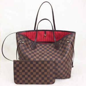 louis vuitton canta neverfull kahve 32x29x14