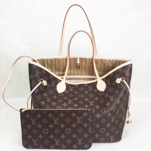 louis vuitton canta neverfull klasik desen 32x29x14